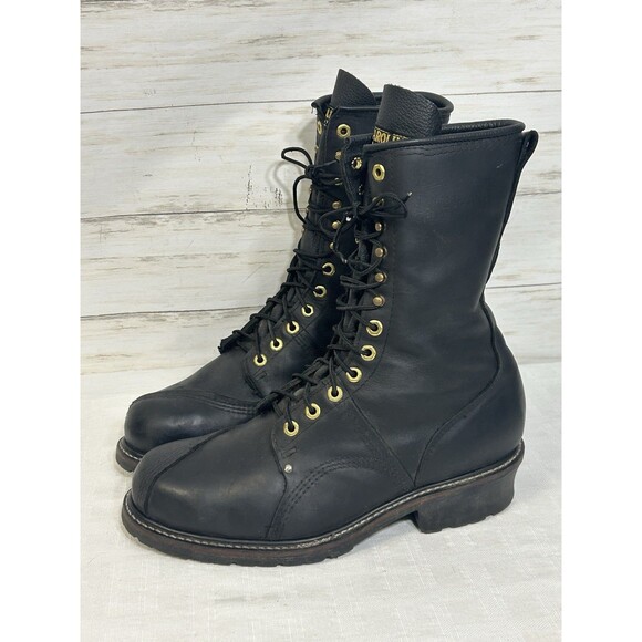 Carolina 1905 Linesman Boot Saefty Toe Vibram Union Made In USA Black Mens 11 2E main image 14